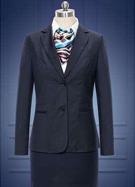 兩粒扣公司職員職業(yè)裝定