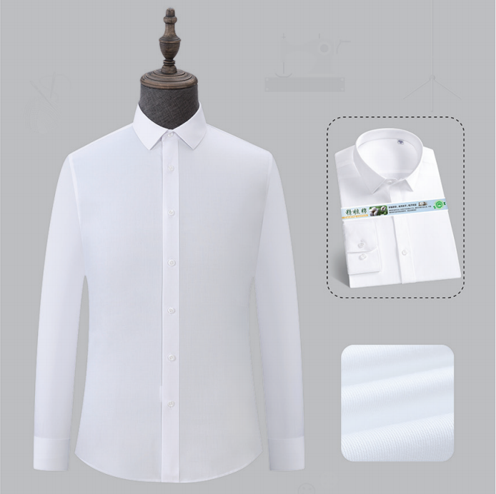 男士精梳棉襯衫制作 長袖同款