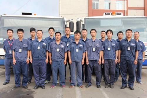 夏季工服定做團體照