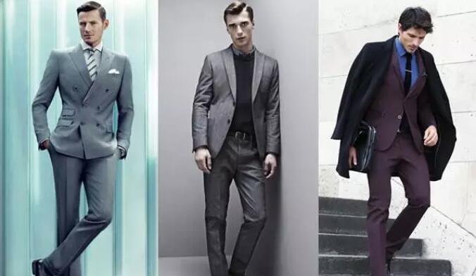 灰色西服怎么搭配