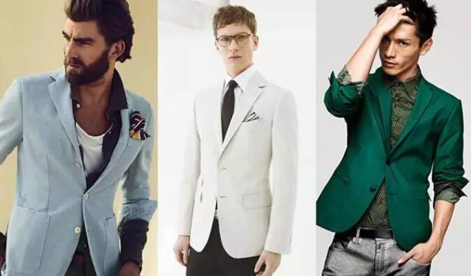 男西服外套怎么搭配