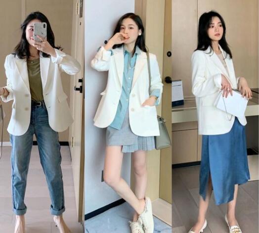 西裝小外套怎么搭配